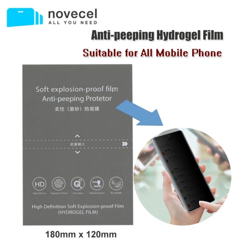 HYDROGEL ANTI SPY MATTE IPHONE XR X XS MAX ANTI GORES GLARE FULL LAYAR SCREEN PROTECTOR