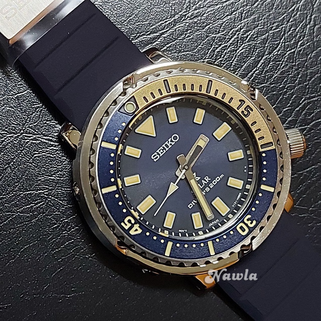 Seiko Prospex SUT403P1 Solar Mini Tuna Blue - Jam Tangan Pria SUT403