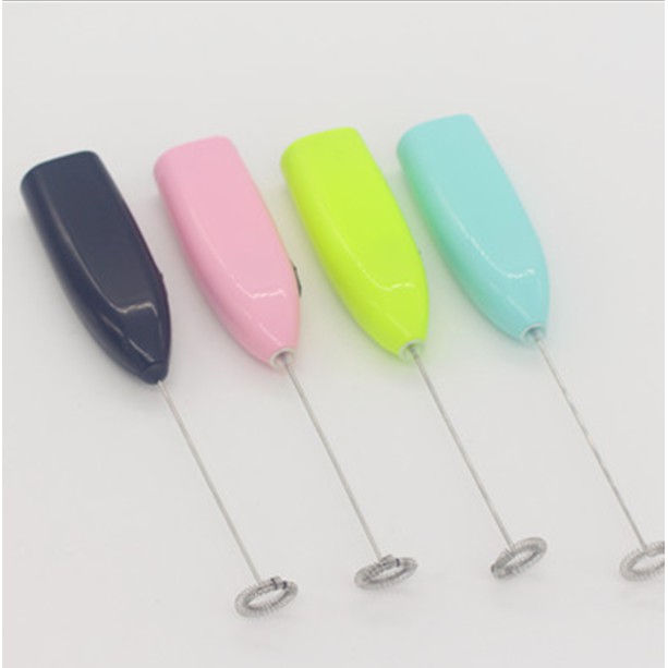 Mixer Pembuih Kopi Susu Elektrik Handle Stirrer Milk Frother Coffee Whisk Foamer Q1CA-177 Mix Color