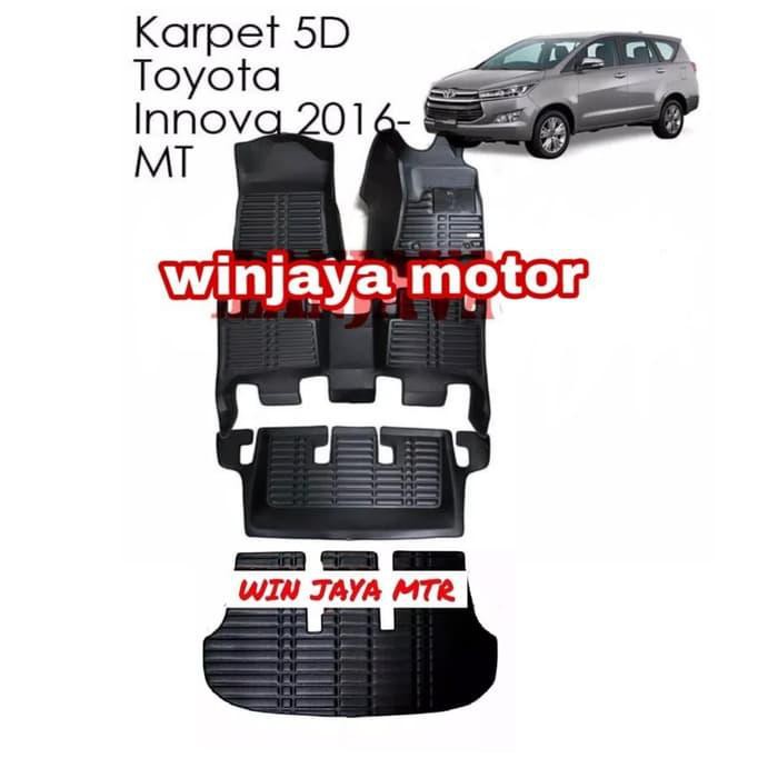 Karpet Mobil 5D Toyota Innova Reborn 2016-2019 MT Manual Full Set