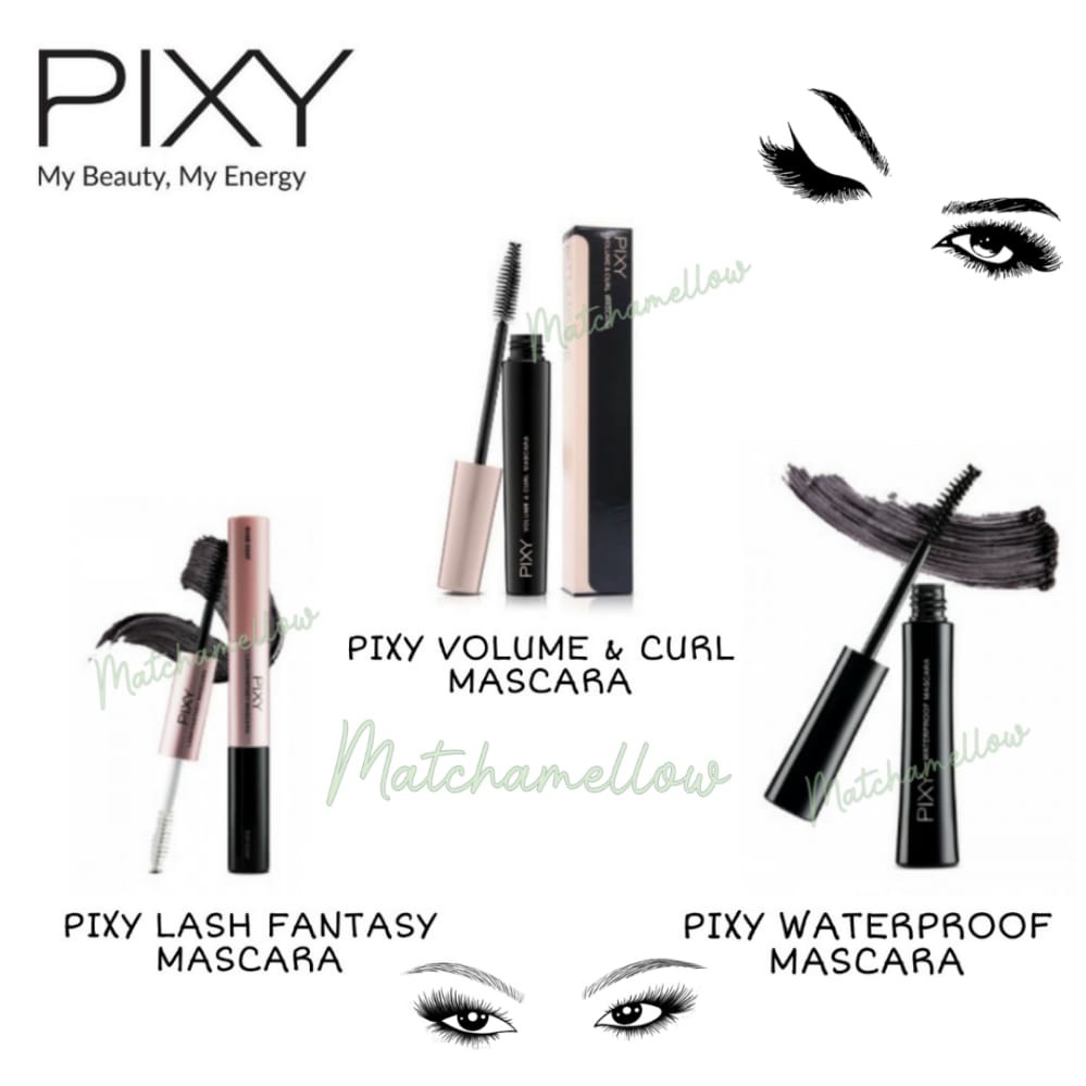 ❄️MATCHA❄️ PIXY PENSIL EYELINER MASCARA WATERPROOF - PENSIL ALIS LINE &amp; SHADOW ORIGINAL