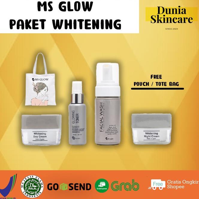 [KODE PRODUK ENLF79062] Paket Whitening MS GLOW (Pemutih Wajah)