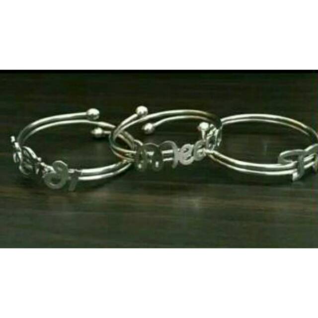 Gelang Nama - Gelang Ukir Nama