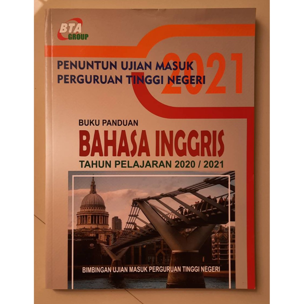 Preloved Buku BTA Semester 1 Persiapan UTBK SBMPTN 2021 Bahasa Inggris