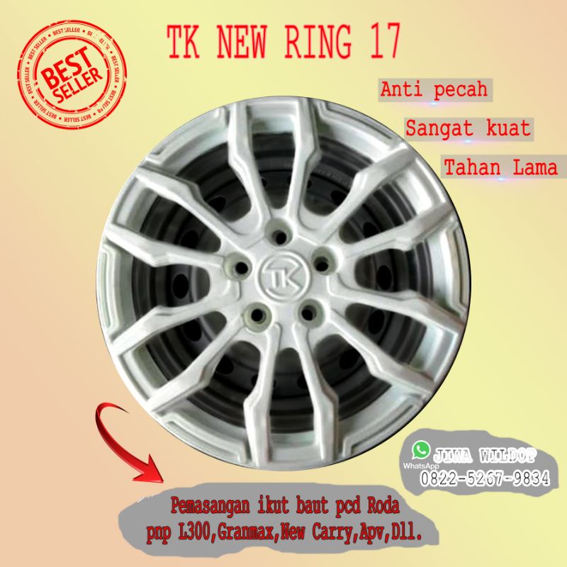 WHEELDOP TK NEW R17 WILDOP RING 17 ORI