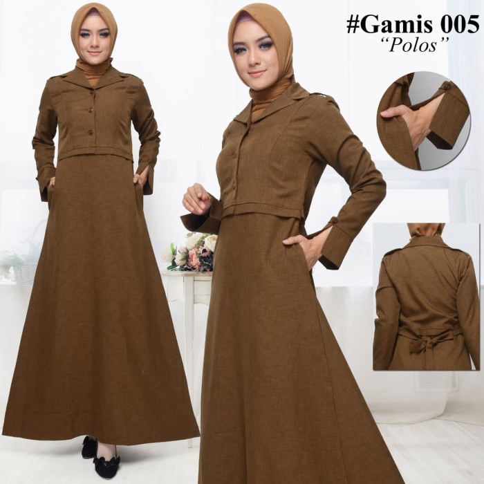 PREMIUM GAMIS PEMDA SERAGAM PEMDA BAJU MUSLIMAH GAMIS PNS GAMIS ASN