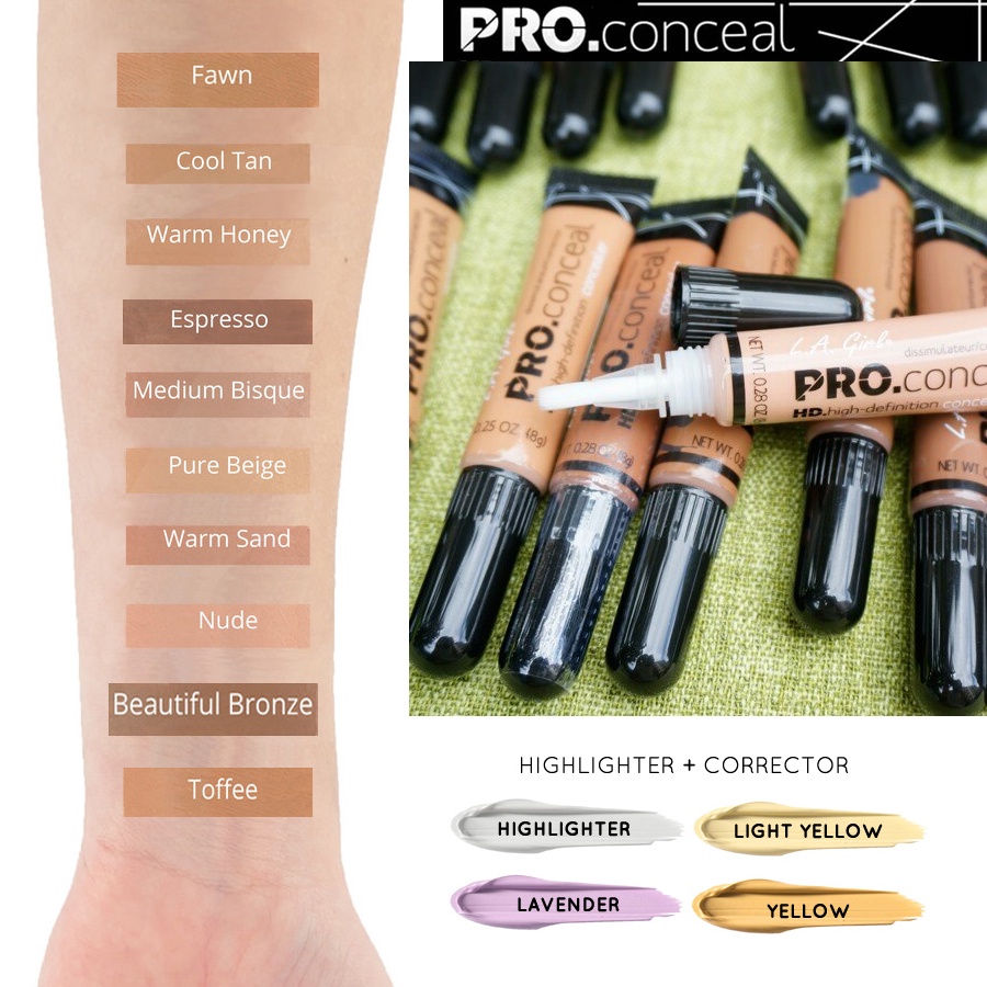 CONCEALER CORRECTOR CREAM HD FAVORIT MUA