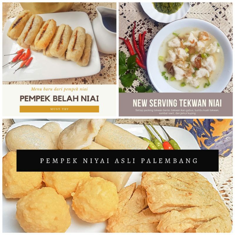 

Paket Pempek/ Tekwan Ikan Gabus & Pempek Belah isi Ebi