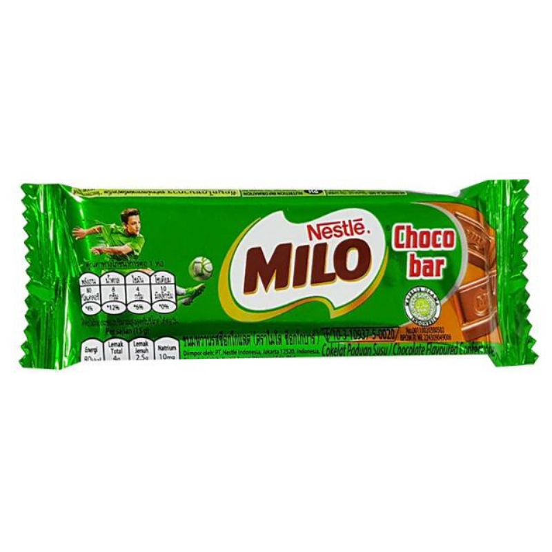 

Milo Choco Bar Cokelat 15 Gram