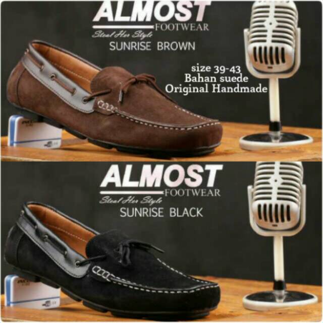 190k size 39-43 Almost sunrise & kenzo Sepatu Slop/Loafers Pria Galeri Intan Bandung