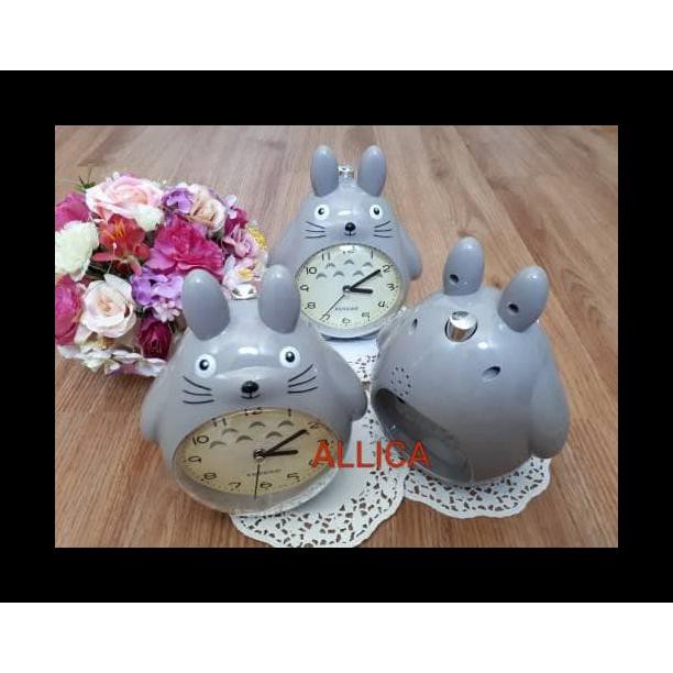 STOK BARU JAM TOTORO BIG / JAM WEKER TOTORO / TOTORO STUDIO GHIBLI /ALARM TOTORO DEKORASI MURAH AL1
