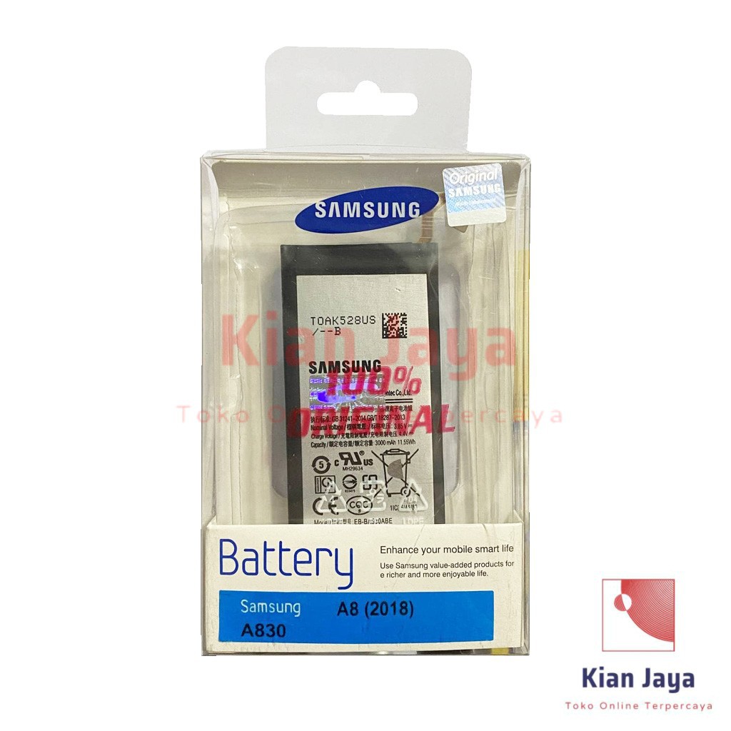 [Garansi 100% Ori] Baterai Samsung Galaxy A8 2018 / A830 Batre Battery Hp EB-BA530ABE Original