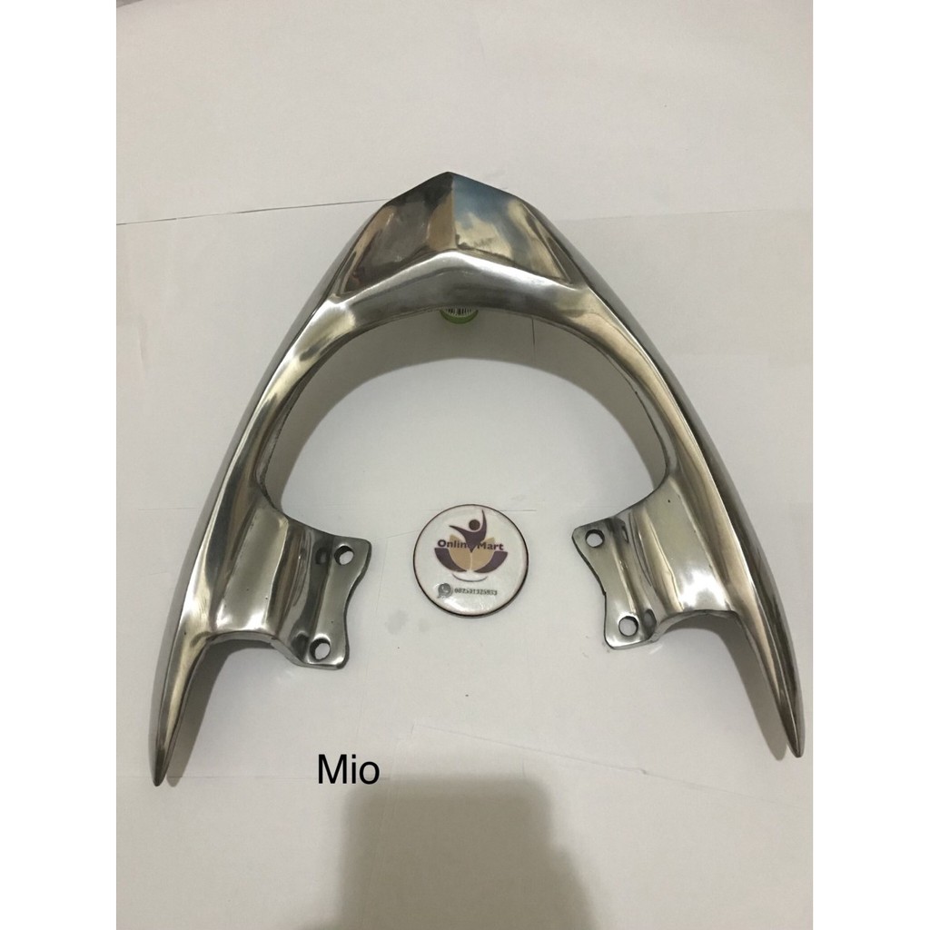 Behel Yamaha Mio Lama/Behel Belakang Mio Smile Mio Sporty Bahan Babet - Chrome