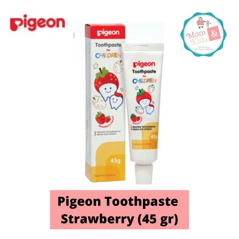 Pigeon Toothpaste Pasta Gigi Anak Pigeon Orange Strawberry 45 gr