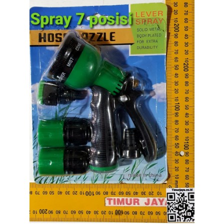 IBACHI 7 POSISI semprotan air taman kebun hose nozzle selang