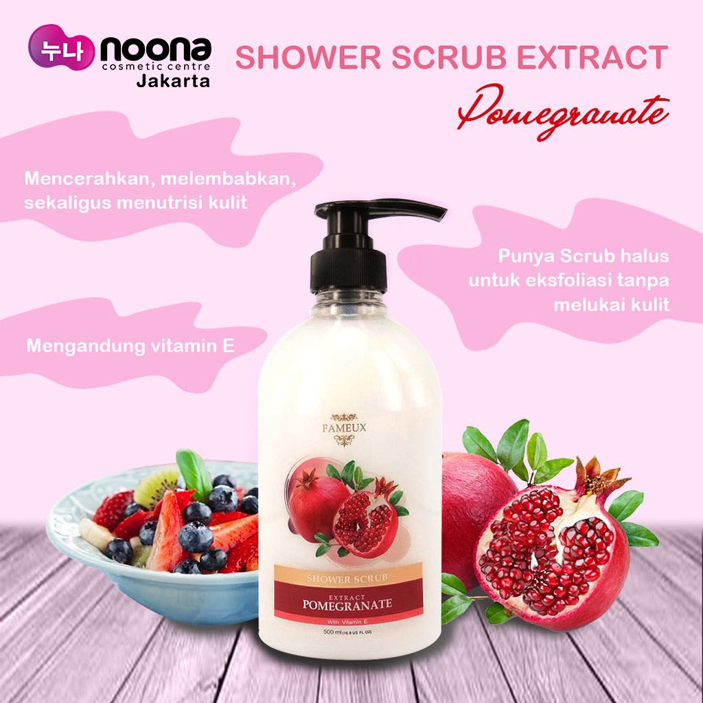 FAMEUX SHOWER SCRUB 1000ML -NJ