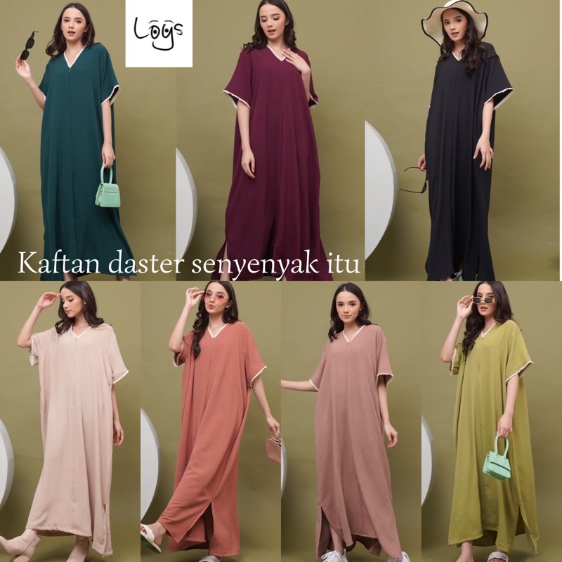 [ Ready stock ]Daster kaftan by senyenyakitu  id | Daster lengan pendek senyenyak