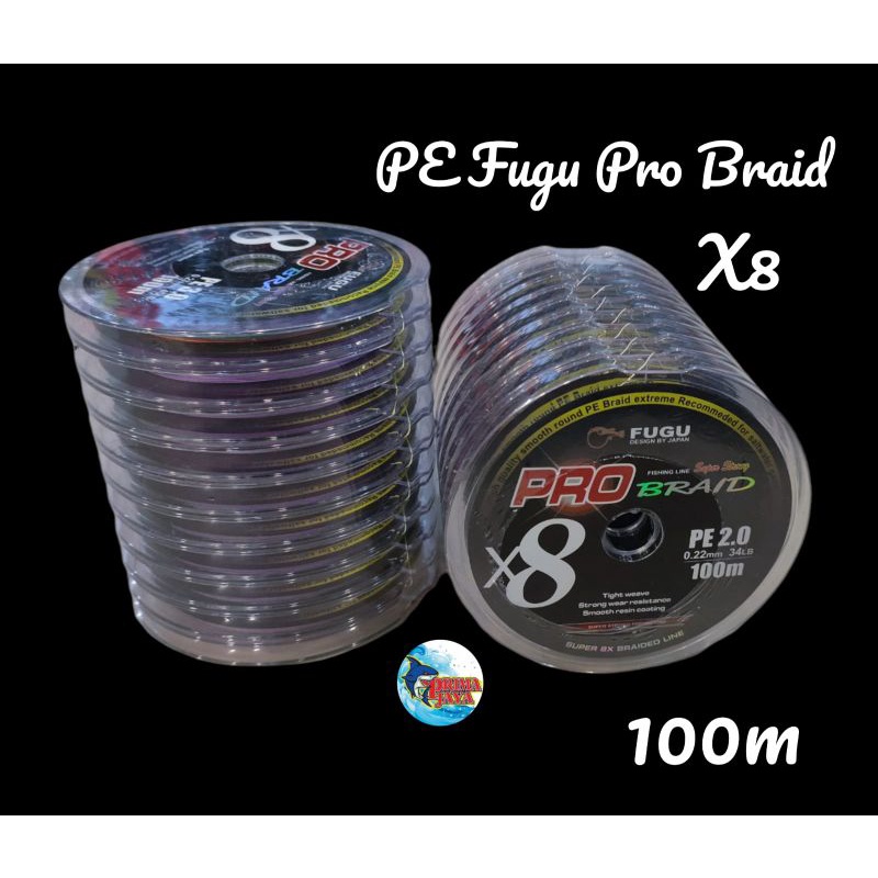 PE Fugu Pro Braid X8 100M Multicolor