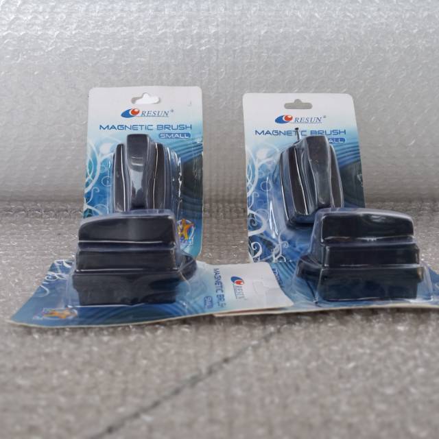 Magnet Cleaner pembersih kaca Aquarium Resun Magnetic Brush Small