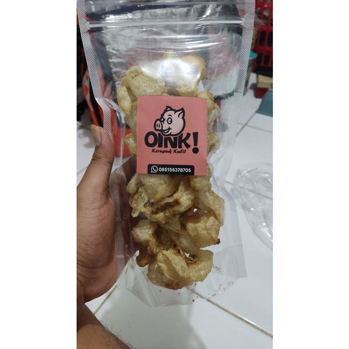 

Kerupuk Kulit Babi 15gr - Oink Cracker Pork