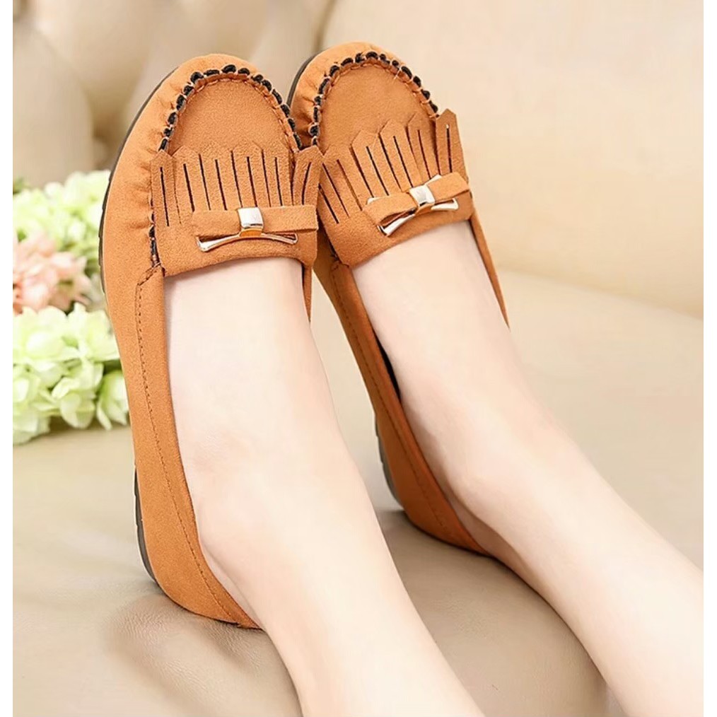 MAISHOES.ID _ SEPATU FLAT WANITA _ SEPATU FLAT KUNING/MERAH/HITAM