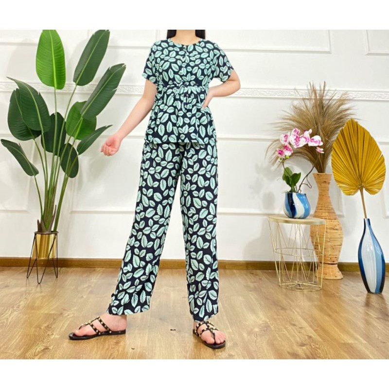 SETELAN KENCANA UNGU ORIGINAL / PIYAMA KENCANA UNGU / PIYAMA MODERN / SETELAN BAJU TIDUR CANTIK