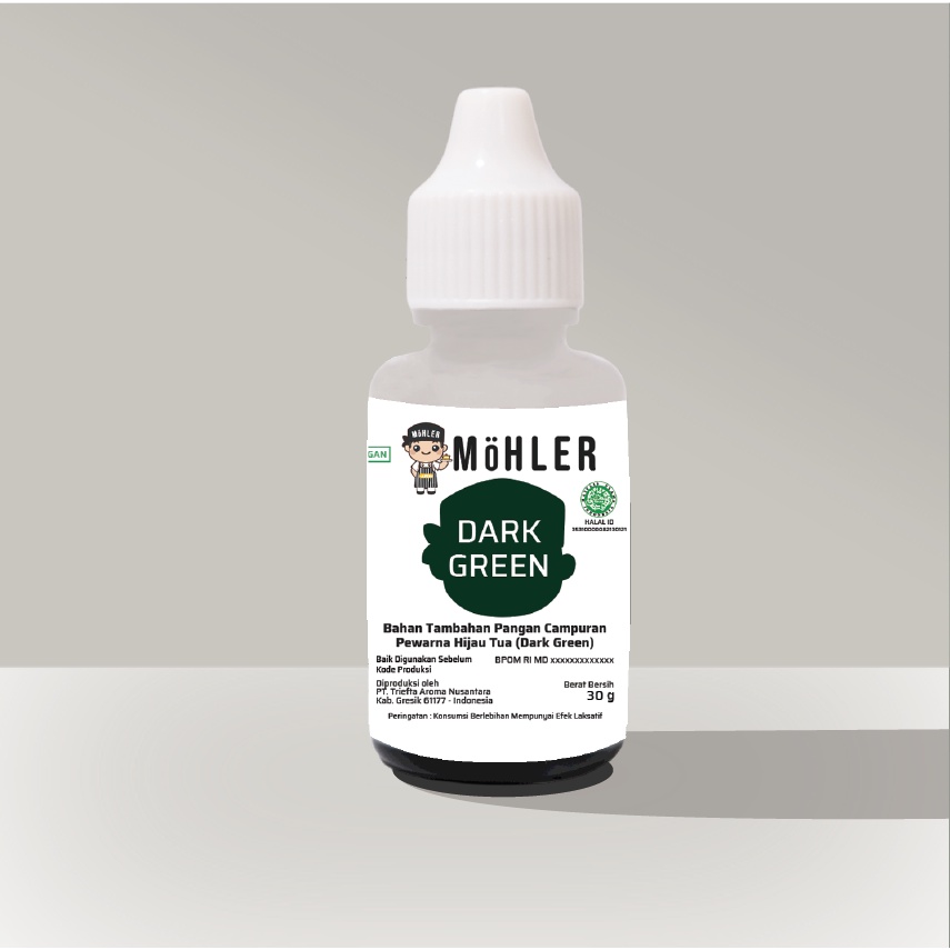 MOHLER Coloring Dark Green (KLIK KOMBO HEMAT UNTUK BELI 1 GRATIS 1)