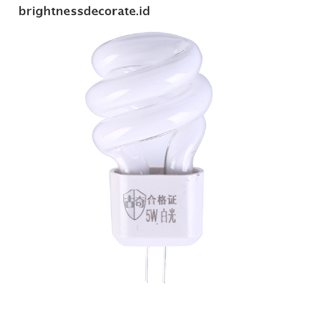 1pc G4 Lampu Spiral 3 / 5w Fluorescent Hemat Energi