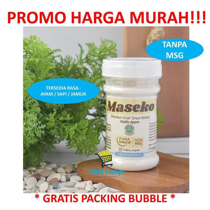 

MASEKO KALDU LINGKAR ORGANIK TANPA MSG KALDU SEHAT - REFILL100-JAMUR