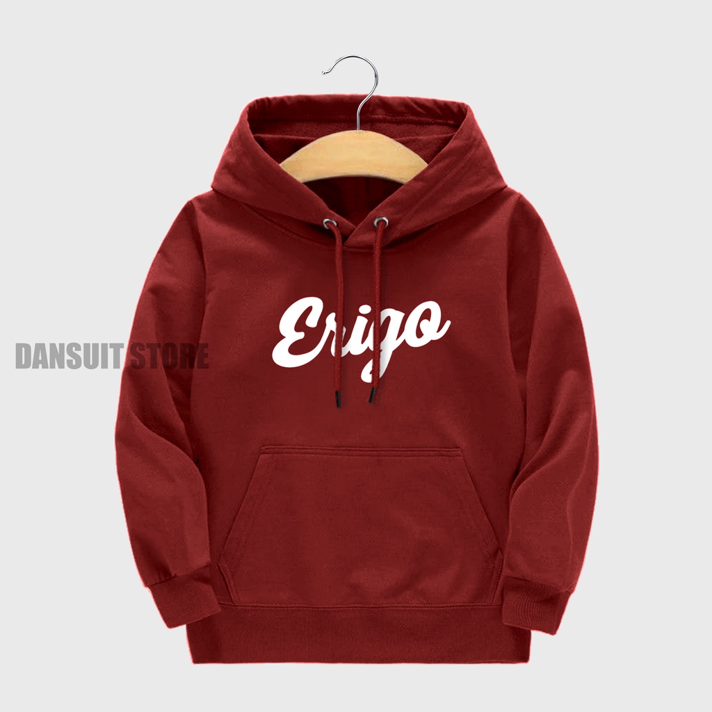 Sweater Hoodie Anak Laki-laki Perempuan Usia 4-13 Tahun Hoodie ERIGO Anak Terbaru Bahan Tebal Preimum