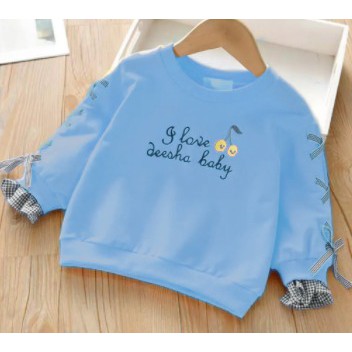 TokoMilkan Sweater Anak Perempuan Deesha Baby Bahan Baby Tery | Umur 1 - 6 Tahun