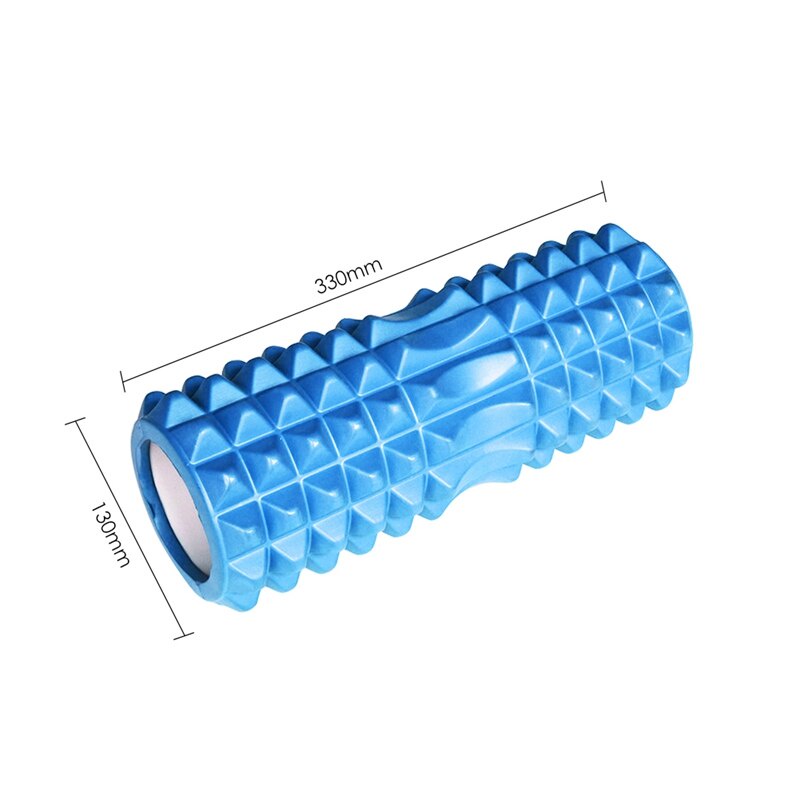 GSPRO1 (100% ORIGINAL) VKTECH Roller Alat bantu Yoga Hollow Column Foam Gym Massage Exercise - D334 - Light Blue