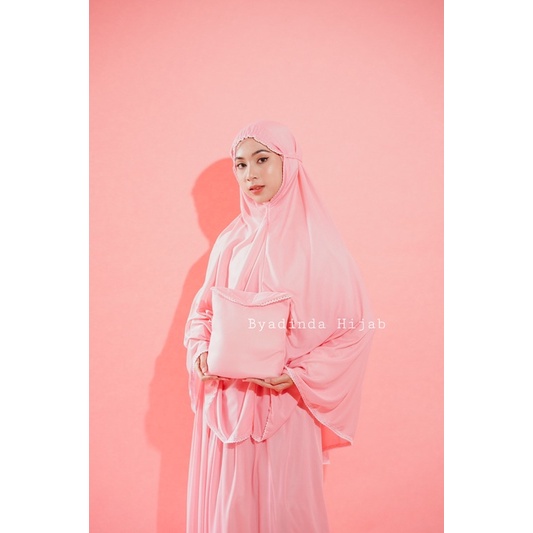 MUKENA RENDA DEWASA MUKENA AMPLOP TRAVELLING MUKENA FREE HIJAB