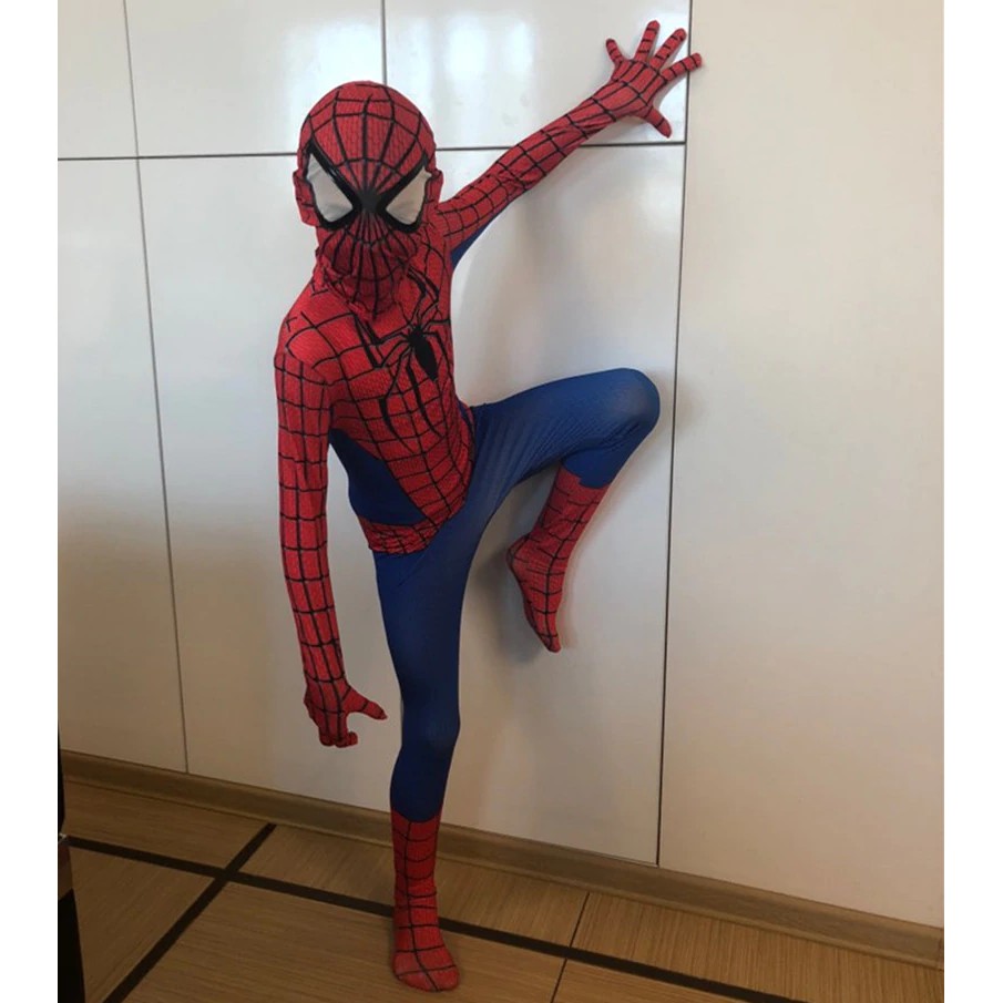 INDORETAIL | Fashion Bayi & Anak | Kostum Anak Hari Anak Spiderman Cosplay Kostum Anak, 3D Film Km