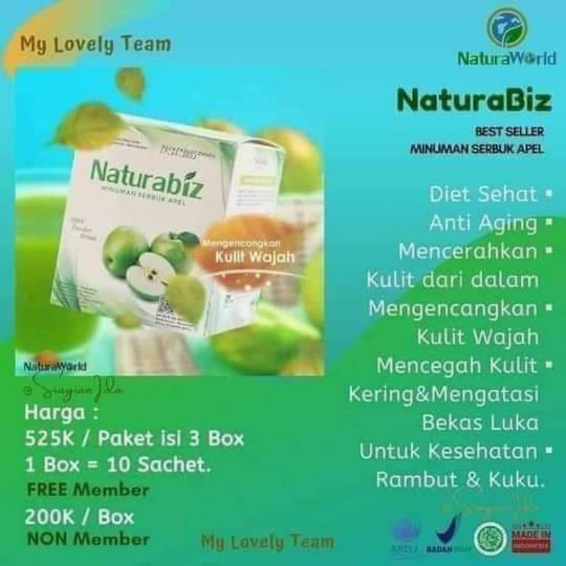 

minuman serbuk NATURABIZ