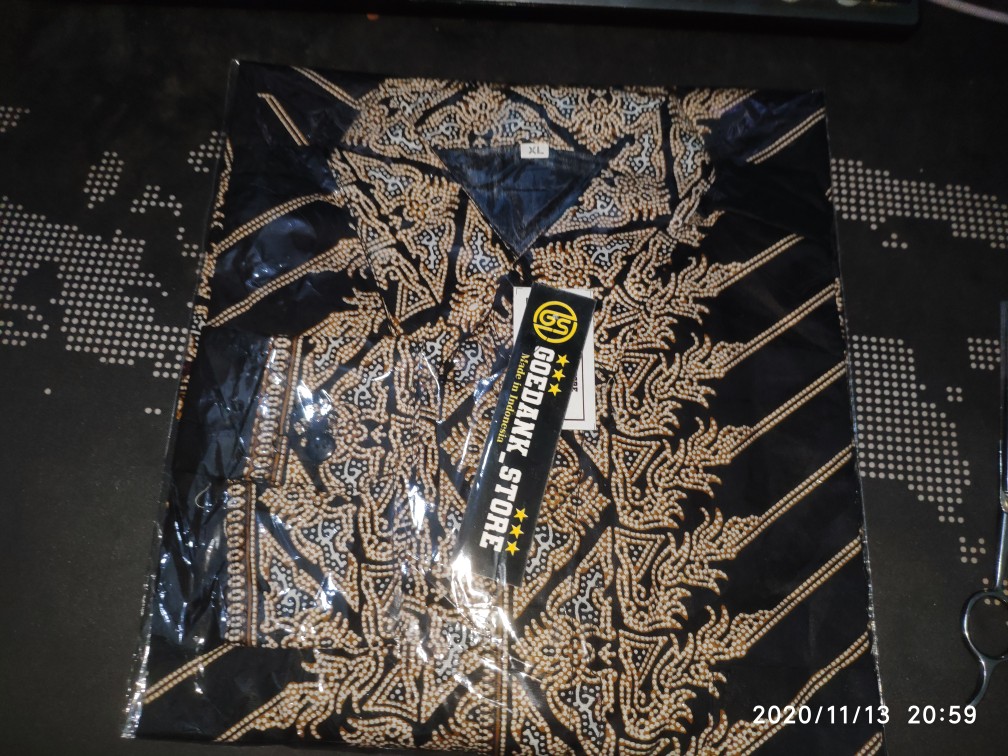 Goedankstorehrb026 Kenongo Hem Kemeja Batik Pria Lengan Panjang Katun Primis Premium Halus Mlxlxxl