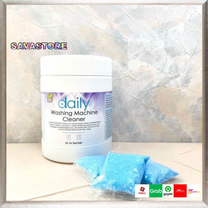 DAILY WASHING MACHINE CLEANER POWDER - SERBUK  BUBUK PEMBERSIH MESIN CUCI