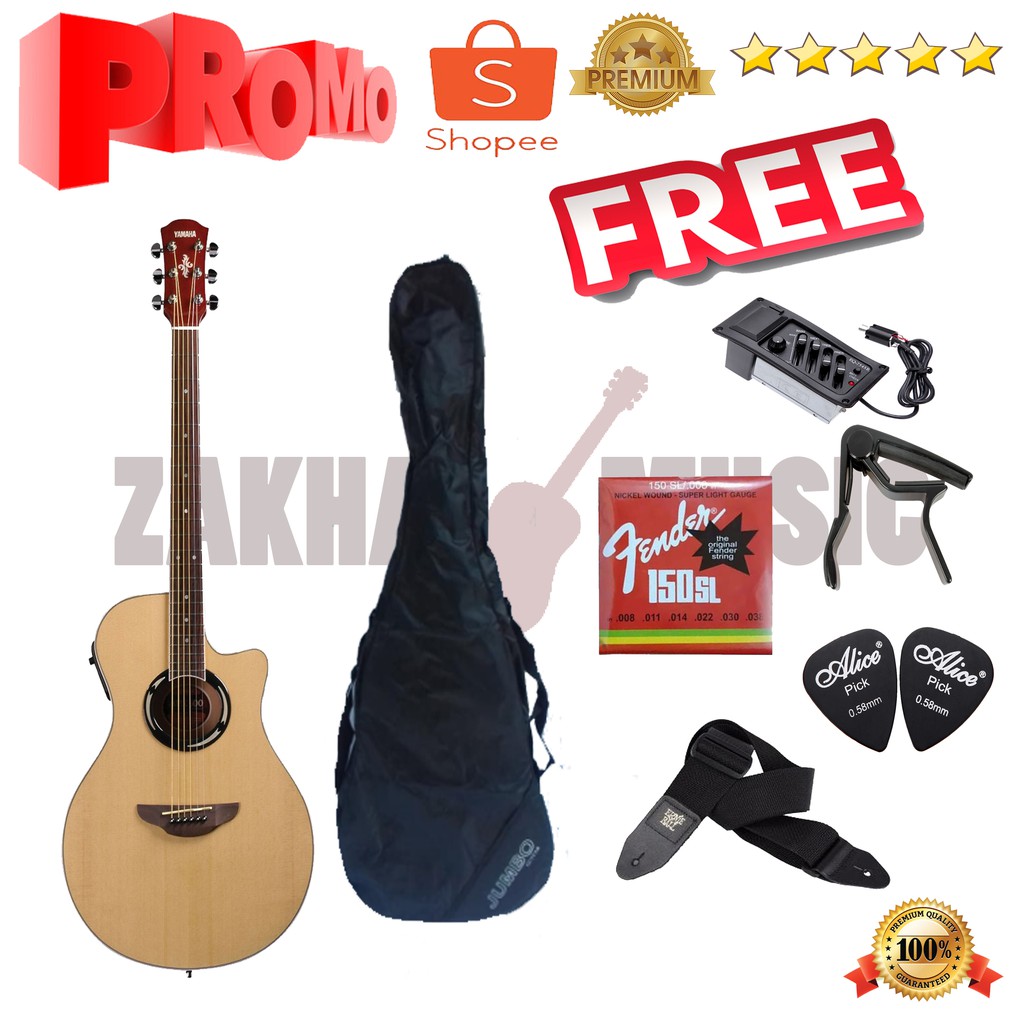 Paket Gitar Akustik Elektrik Yamaha APX 500 | APX 500ii | APX500ii | APX500 ii custom
