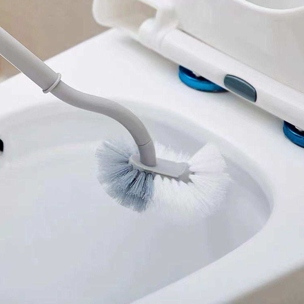 Populer Sikat Toilet Dengan Alas Gantungan Dinding Alat Pembersih Kamar Mandi Bahan Plastik
