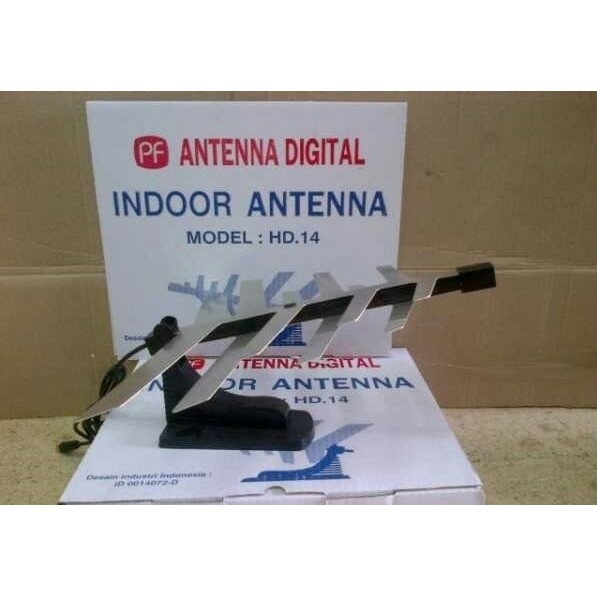 Antena Dalam PF HD14 Model Pesawat / Antena TV Indoor PF