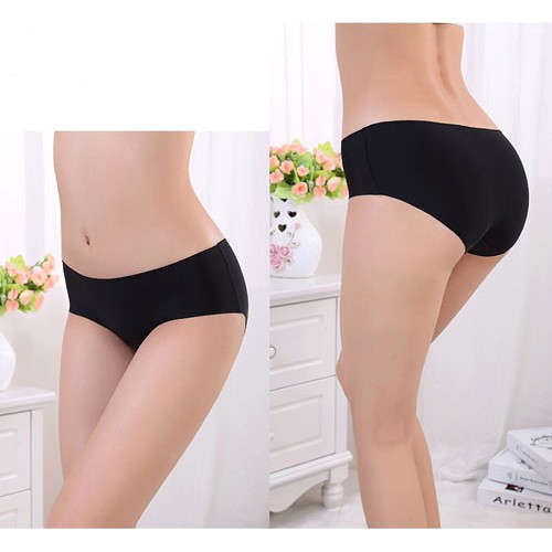 Celana Dalam Wanita Celana Brief Seamless Sexy Nyaman Bahan Sutra C06