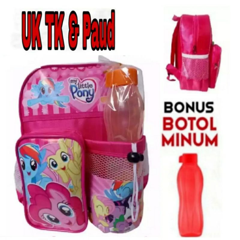 TAS RANSEL ANAK TK&amp;PAUD BERHADIAH BOTOL MINUM