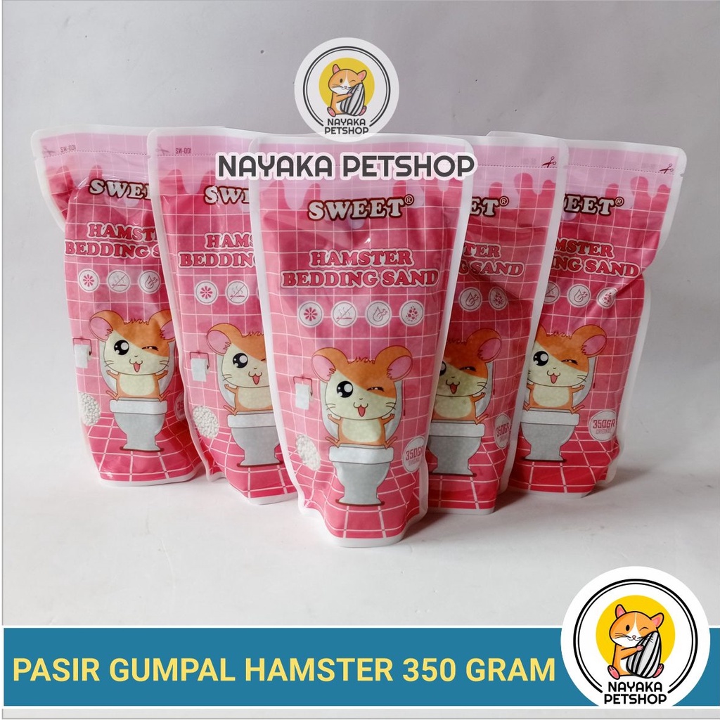 Pasir Gumpal Wangi Hamster Bedding Sand 350 gr Sweet