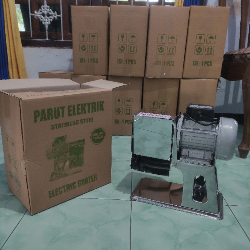 Mesin parut kelapa listrik jahe singkong Stainless