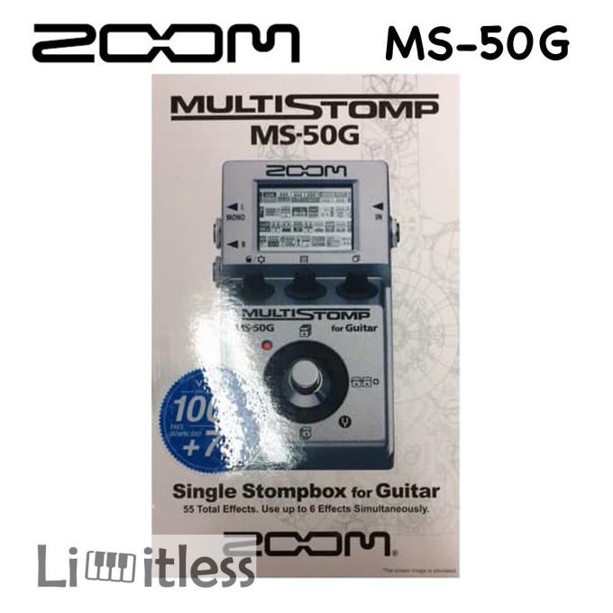 Zoom Ms50G Efek Gitar Multistomp Garansi Original