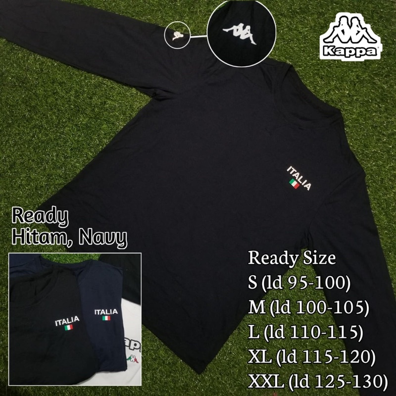 kaos panjang kappa 100%original