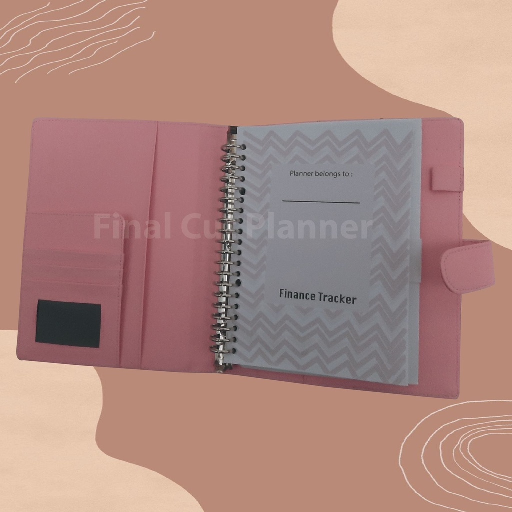 

BINDER & ISI BINDER / PINK BLUE / 1 SET FINANCIAL PLANNER & BINDER Loose Leaf