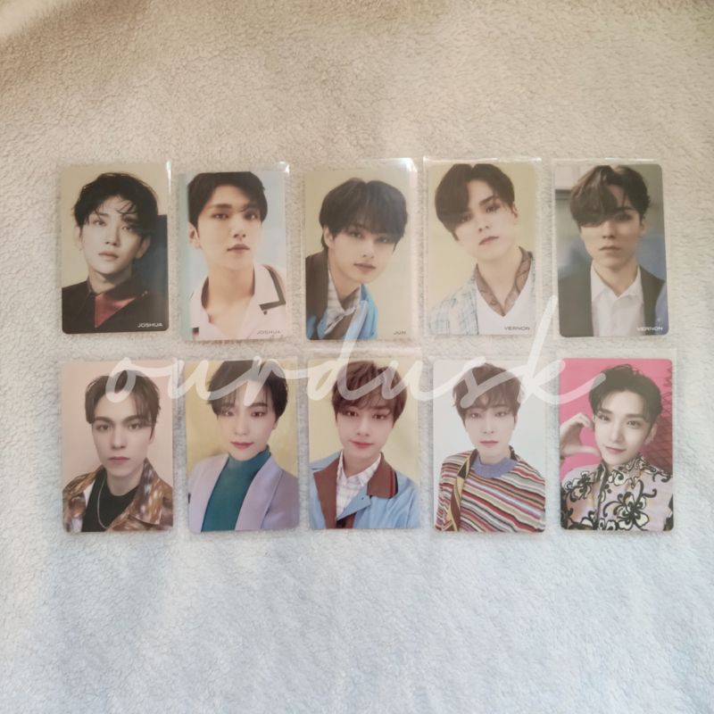 SEVENTEEN Hitorijanai Photocard Album & HMV Joshua Jun Vernon Dino