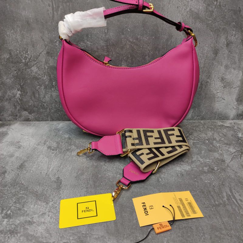 Fendigraphy Shoulder Hobo Bag/Fendi Halfmoon