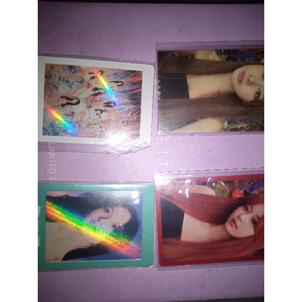 Take all 4 photocard twice